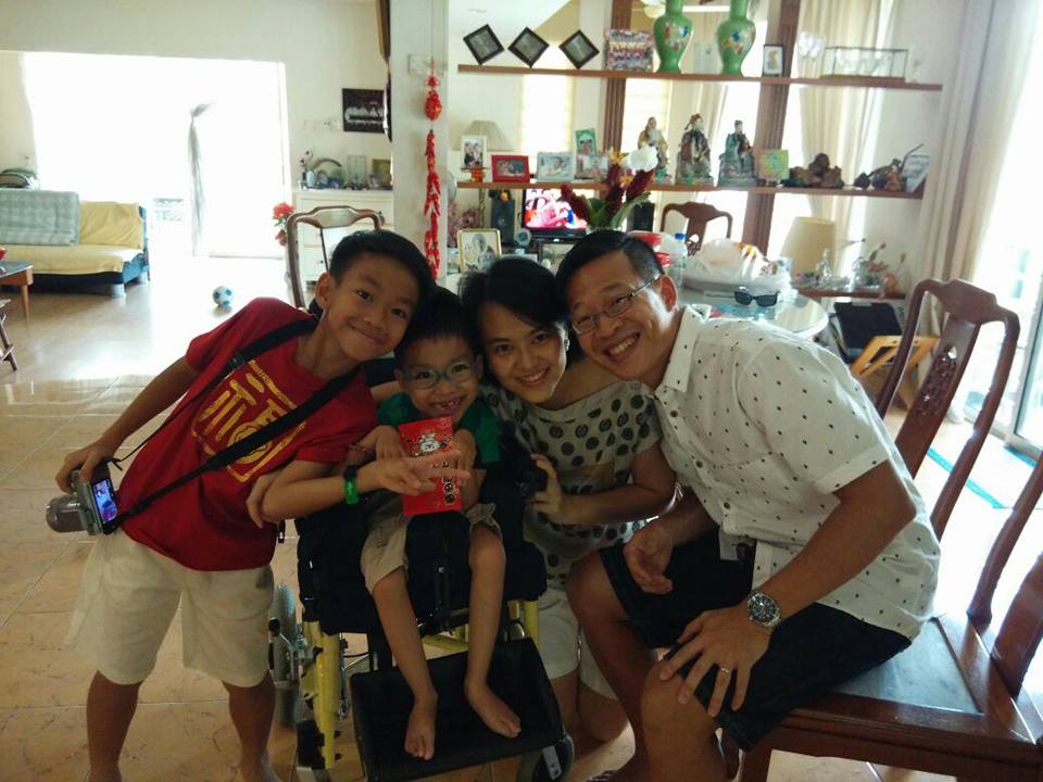 Facebook/wecarejourney weCAREjourney founders Edmund Lim and Yap Sook Yee with their sons Jaden and Branden